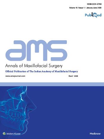 Annals of Oral and Maxillofacial Surgery